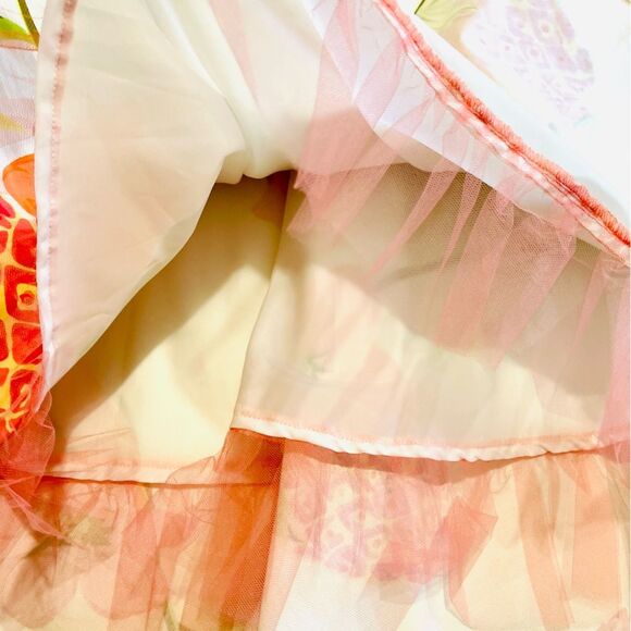 Donna Rocco sun dress floral pineapple colorful summer beach vacation women’s 10 - Picture 9 of 11